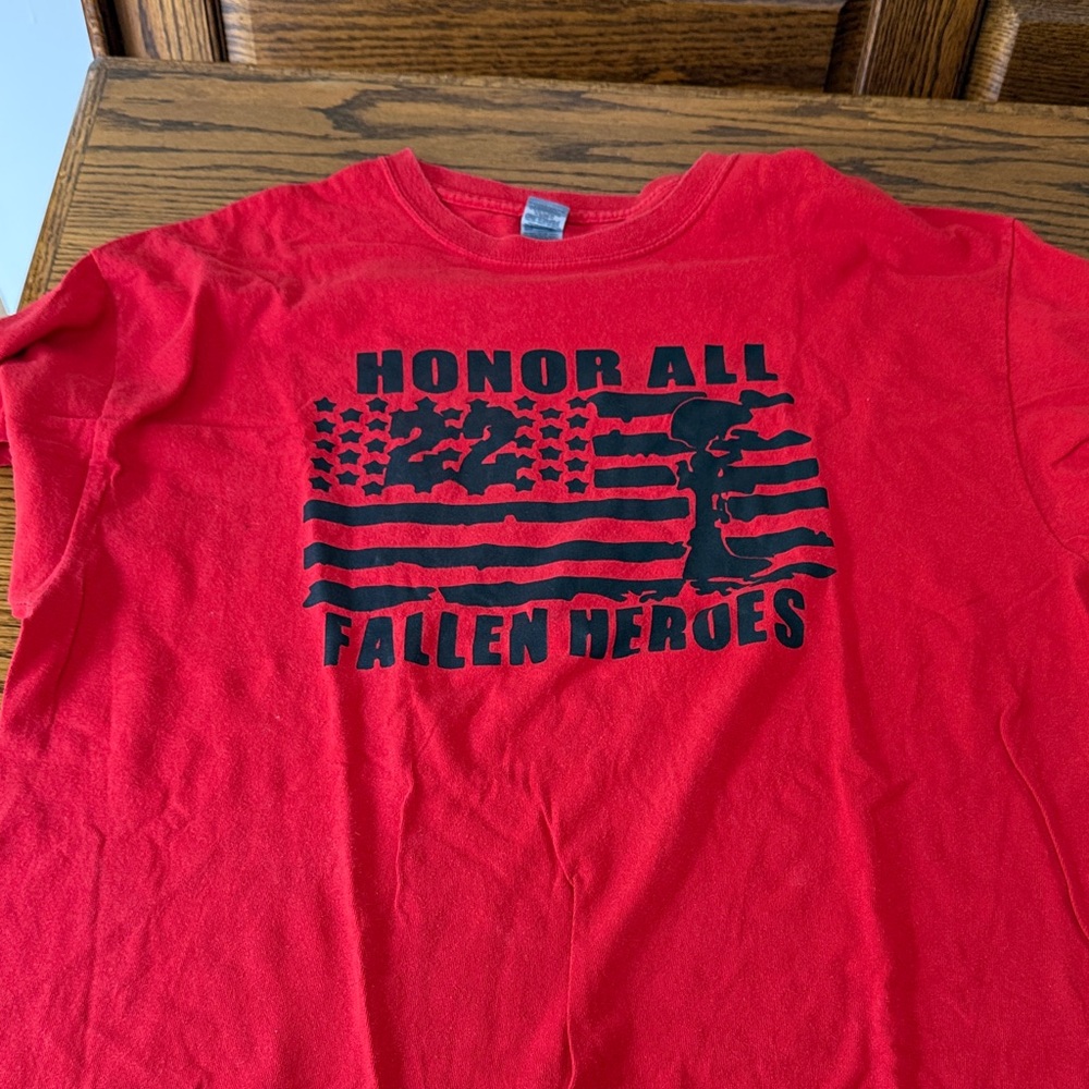 Gildan Red Heavy Cotton T-Shirt